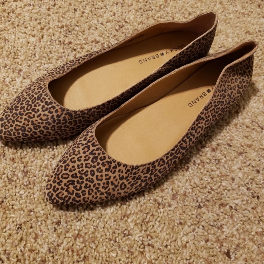Lucky Brand Bylando Leopard flats 8